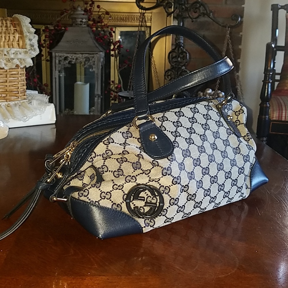 Gucci GG Canvas Brick Lane Women's Handbag